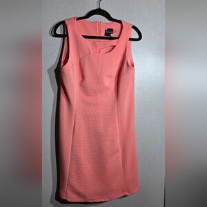 Maison Tara Coral One Shoulder Dress